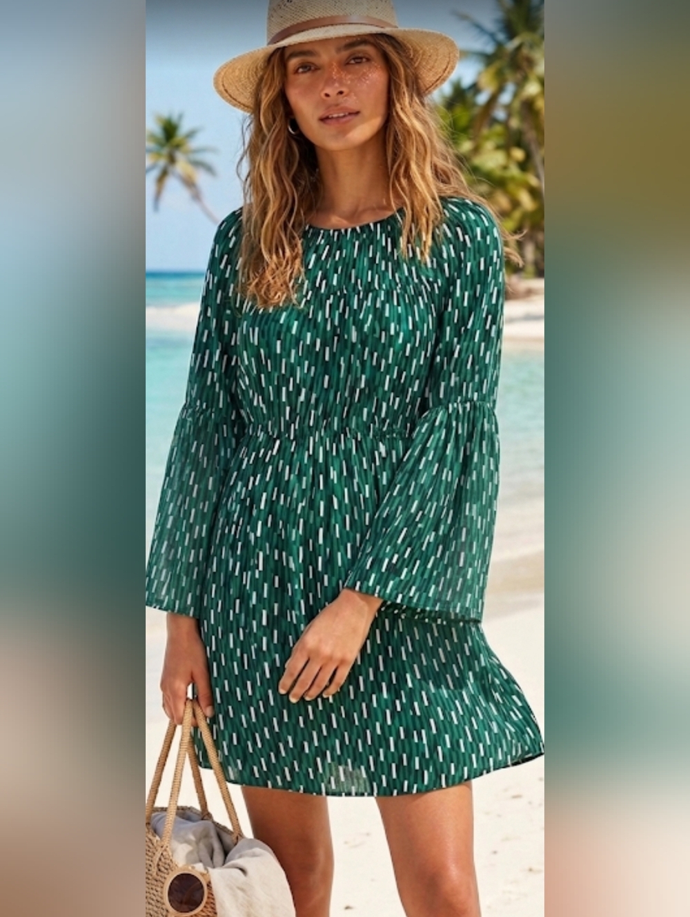Maje Revalou Silk Blend Geometric Mini Dress Sz. 2 (M)